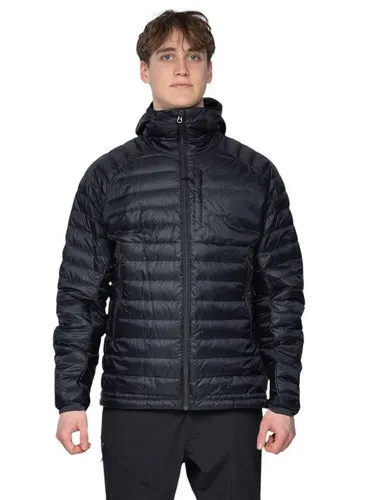 Bergans Daunenjacke Vaagaa Light Down Hood - Windabweisend, Schwarz, Herren XL - Bergans Outdoorbekleidung, ideal für Abenteuer und Alltag. Die windabweisende Jacke bietet stilvolle Wärme und besteht aus 100% recyceltem Polyamid.