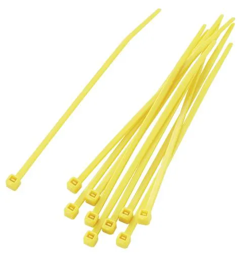TRU Components 1592832 TC-PBR-100-4YW203 Kabelbinder 100mm 2.50mm Gelb 100St.
