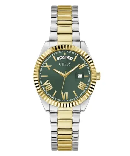 GUESS Damen Analog Quarz Uhr GW0308L5 - Elegante Armbanduhr für Damen mit Edelstahl Armband, bietet präzise Zeitmessung und stilvolles Design für jeden Anlass.