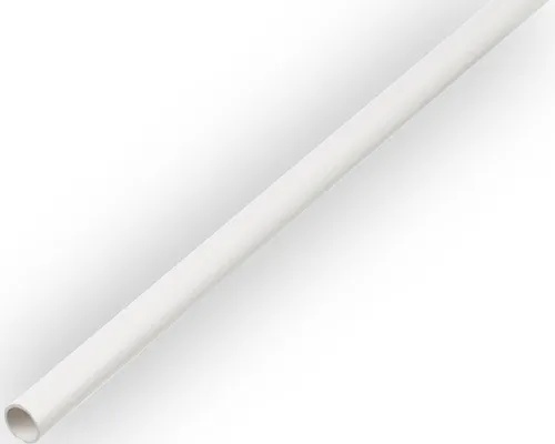 Produktbild Alberts Rundrohr Kunststoff weiß 10x1/1m