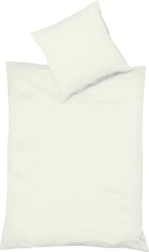 fleuresse Bettwäsche Colours 135x200 cm, Mako-Satin, 2-teilig, 100% Baumwolle, beige - Bettwäsche aus 100% Baumwolle, Mako-Satin für ein angenehmes Schlafgefühl, mit praktischem Reißverschluss und OEKO-TEX® zertifiziert.