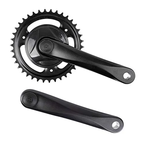 Unbekannt Kettenradgarnitur 38 Zähne - 1-Fach, 170 mm Kurbel - Kurbel & -garnituren: Robuste Kettenradgarnitur mit Alu-Kurbeln, ideal für 1-Gang Fahrräder, bietet Langlebigkeit und präzise Kraftübertragung.