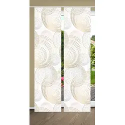 HOME in green Schiebevorhang in Gold in gold von Home In Green