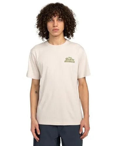 Element Timber Carry T-Shirt für Herren - Beige, M - Herren-Shirt aus 100% GOTS-zertifizierter Bio-Baumwolle, umweltfreundlich und in lässigem Regular Fit mit Rundhalsausschnitt.