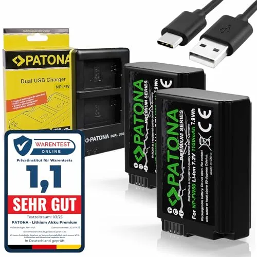 Kameraakkus & -batterien von PATONA