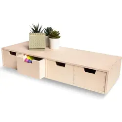 Creative Deco Schubladenbox Mini-Kommode für Kleinigkeiten von CREATIV DEKO