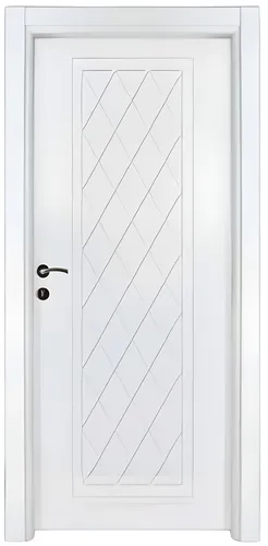 Moderne Weiße Haustür BY-567 - Edle Sicherheitstür - Elegante Kompletttür in Weiß mit PVC-Beschichtung, ideal für jeden Raum. Universal anschlagbar, robust und zuverlässig. Herstellergarantie 2 Jahre.