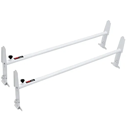 VEVOR Dachleiterträger 2 Stk. Einstellbar 1200–2000 mm - Gepäckträger aus Aluminiumlegierung, rost- und korrosionsbeständig, mit 227 kg Tragkraft und einfacher Montage für Lkw und Nutzfahrzeuge.