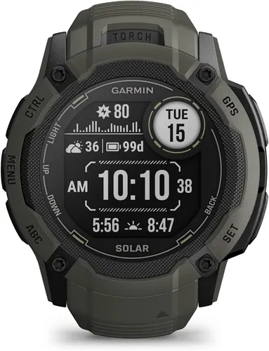 Garmin INSTINCT 2X Solar Multisport-Smartwatch moosgrün von Garmin