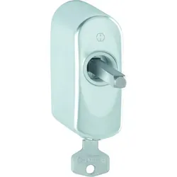 HOPPE Fenstergriffrosette AUS950S 100NM TBT4, abschließbar, oval,7/37,F1 Farbton: naturfarben|Stift vorstehend: 37.00 MMT