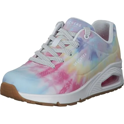 Skechers UNO-Hyped Hippie Sneaker bunt 39 EU - Sneaker in Größe 39, perfekt für einen lässigen Look mit 3 cm Absatzhöhe und buntem Design. Ideal für Alltag und Freizeit.