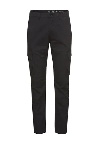 camel active Herren Cargo Regular Fit Hose aus Baumwollmix Schwarz, menswear-33/32