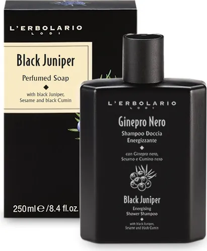 L'erbolario Energiespendendes Wacholder Shampoo 250ml für Männer - Shampoo für alle Haartypen, revitalisiert und belebt das Haar mit erfrischendem Wacholderduft, ideal für einen energischen Start in den Tag.