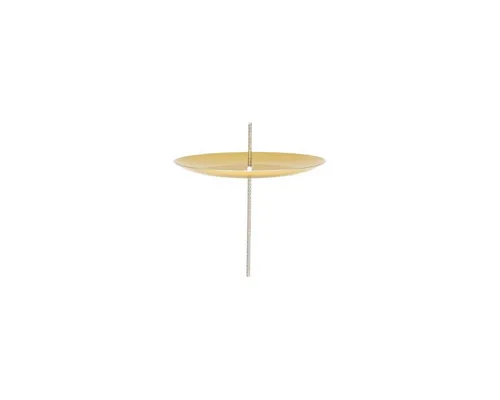 NaDeco Dekoobjekt Adventkranzstecker 4 Stk., Gold, Ø 77 mm