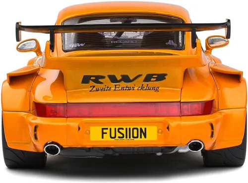 Solido 421181370 - 1:18 Porsche RWB 964 Hibiki orange - Limitierte Auflage des Porsche 911 RWB 964 Hibiki im Maßstab 1:18. Detailgetreu aus Stahl und Kunststoff, ideal für Sammler und als Geschenk. Inklusive Originalverpackung.