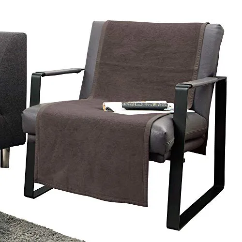 Erwin Müller Sesselschoner Taupe 50x200 cm von Erwin Müller