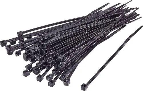 TRU Components 1592860 TC-CVR200ABK203 Kabelbinder 200mm 3.60mm Schwarz UV-stabilisiert 100St.