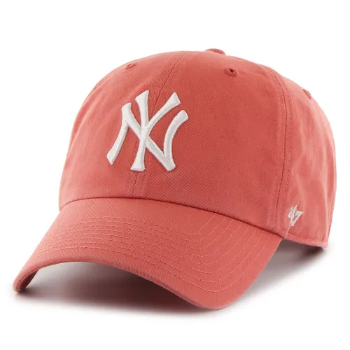 Brand Relaxed Fit Cap - MLB New York Yankees in Rot - Hüte & Mützen, stylische Trucker Cap aus 100% Baumwolle, ideal für Sportfans und Freizeitaktivitäten.