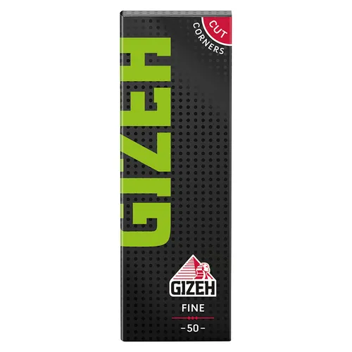 DISPLAY 25 Heftchen à 50 Blättchen Zigarettenpapier Gizeh Fine