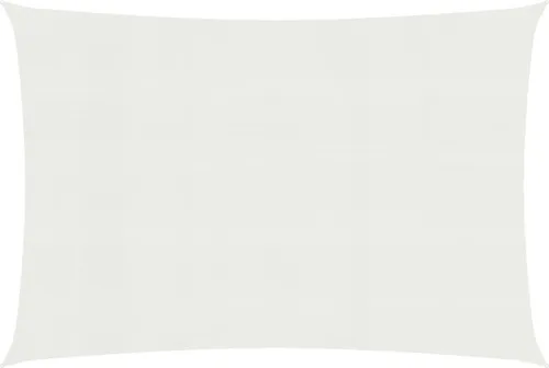 The Living Store Sonnensegel 160 g/m² Weiß 3x4,5 m HDPE