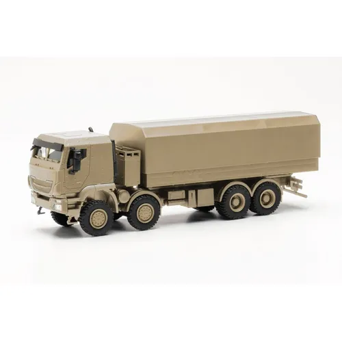 Herpa-746984 Iveco Trakker 8x8 LKW sandbeige NEU OVP Iveco Trakker 8x8 geschüt