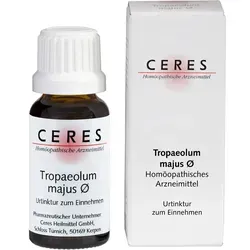 CERES Tropaeolum majus Urtinktur 20 ml - Homöopathischer Einzelwirkstoff zur Unterstützung der Gesundheit, ideal für natürliche Heilmethoden und apothekenpflichtig.