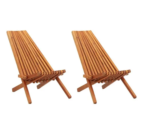 furnicato Klappstuhl aus Echtholz Braun (2er Set) - Elegante Klappstühle aus hochwertigem Echtholz mit ergonomischem Design. Ideal für Innen- und Außenbereich, platzsparend klappbar und mit langlebiger, witterungsbeständiger Oberfläche.