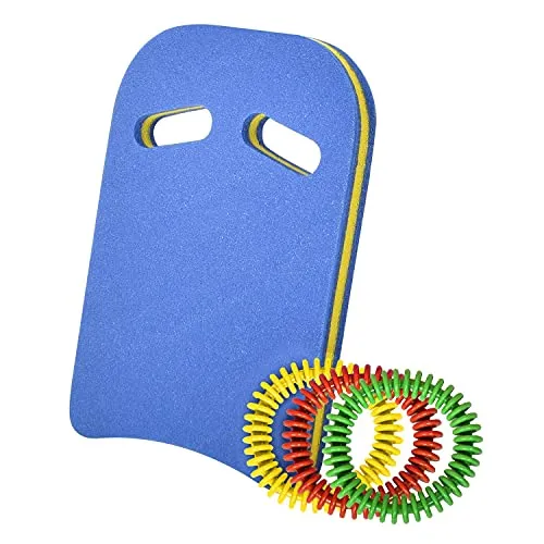 Beco Schwimmbrett Kick & 3 Tauchringe Kombi-Angebot Kinder Schwimmen