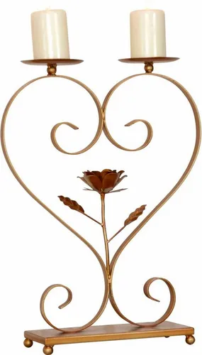 Home affaire Kerzenständer für zwei Stumpenkerzen von Home Affaire