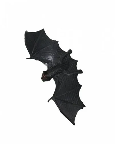 Cornelißen Dekoobjekt Schwarze Kunststoff Fledermaus mit roten Augen 11
