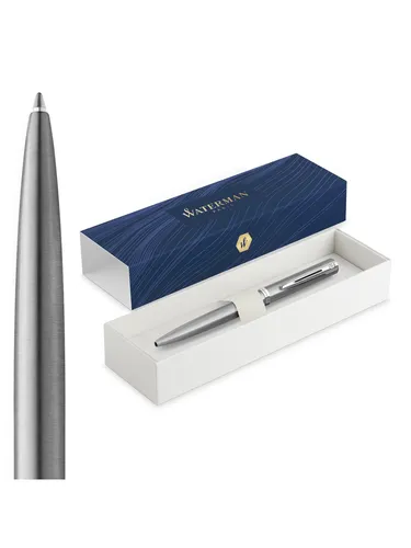 Waterman Impression Stainless Steel P.T. Ballpen M Blue ink von Waterman