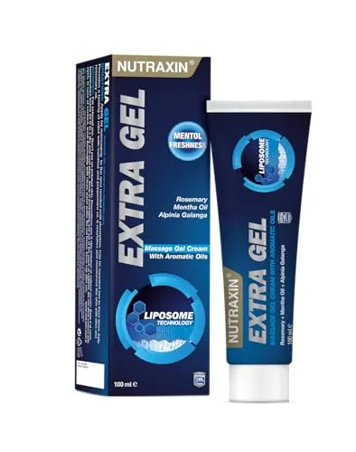 Nutraxin Extra Gel 100 ml Massagegel für Gelenke und Muskeln mit Glucosamin Menthol Frische