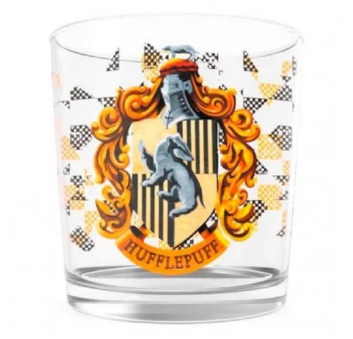 SD Toys Tasse Harry Potter Hufflepuff Logo glass in rot von SD Toys
