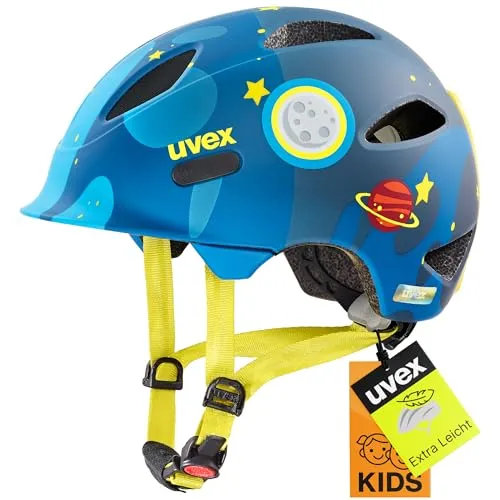 uvex oyo style - leichter Fahrradhelm für Kinder mit LED-Erweiterung - Fahrradhelm für Kinder, individuell anpassbar und erweiterbar mit LED-Licht für mehr Sicherheit. Höchste Schlagfestigkeit durch innovative Helmkonstruktion.