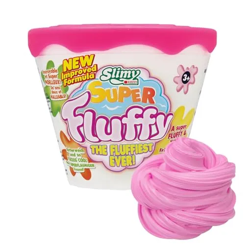 SLIMY Super Fluffy 100g Pink Spielmasse im Becher