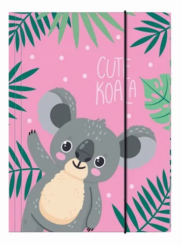 Teczka z gumką papierowa A4 Koala 10 DERFORM TGA4KOA10 DERFORM 5901130104000