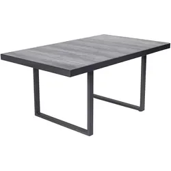LC Garden »Keramo« Living Loungetisch 140x85x65cm - Kaffeetische aus robustem grau-Mix Material, ideal für stilvolle Lounges und entspannte Stunden im Freien.