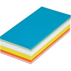 MAUL Moderationskarten Rechteck 95x205mm sortiert VE=250 stück