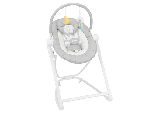 Baby-Liegestuhl Badabulle Compact'up High Grau
