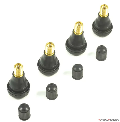 4x Stück Snap-In Gummiventile Ventil TR 412 Reifenventile Felgenventile 35mm