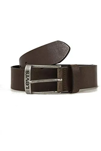Levi's Herren NEW DUNCAN Gürtel, Braun (Dark Brown), 80 - Herren-Gürtel aus echtem Leder, hochwertig und langlebig – der perfekte Begleiter für jede Jeans.