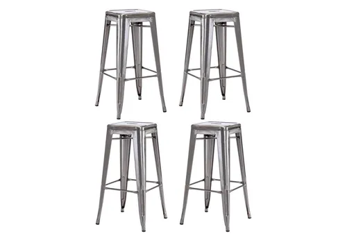 Duhome Barhocker (665D) in silber von Duhome