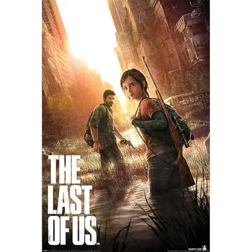 Pyramid International Poster 142: The Last Of Us in rot von Pyramid International
