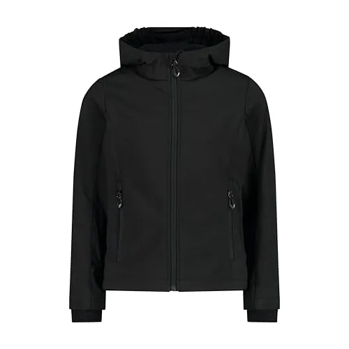 CMP Kid G-Jacke mit fester Kapuze, Schwarz, Größe 128 von CMP