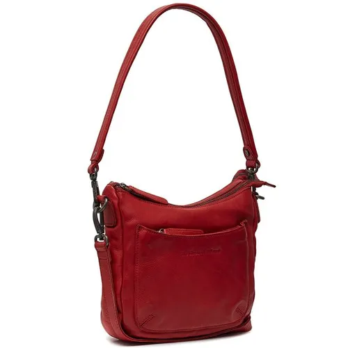 The Chesterfield Brand Caroline Schultertasche Leder 23 cm rot - Handtaschen – Praktische Größe mit genug Stauraum für Wertsachen, ideal für stilvolle Auftritte und vielseitige Trips.