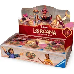 Disney Lorcana Reign Of Jafar Verstärker Box - TCG OVP Displays mit 288 Karten, ideal für Sammler und Fans von Disney Lorcana, neu und versiegelt für optimalen Spielspaß.