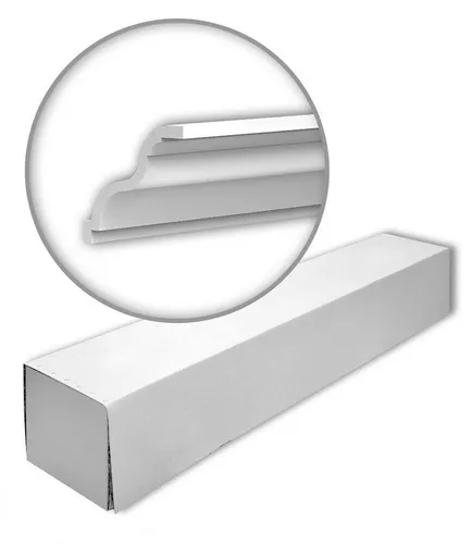 Profhome Sockelleiste 650245-box – 8er Set Eckleisten 16 m - Praktisches 8er Set Sockelleisten aus hochwertigem Polystyrol, ideal für eine saubere und elegante Abschlusskante. Maße: 1600 cm Länge, 1.2 cm Höhe, einfach zu befestigen.
