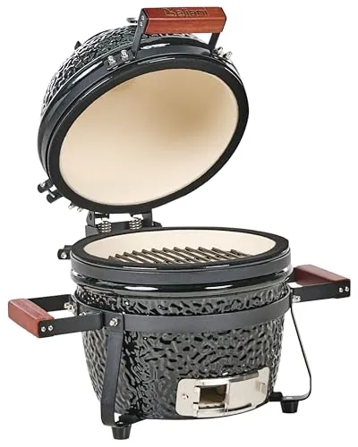 BELIANI Holzkohlegrill Schwarz