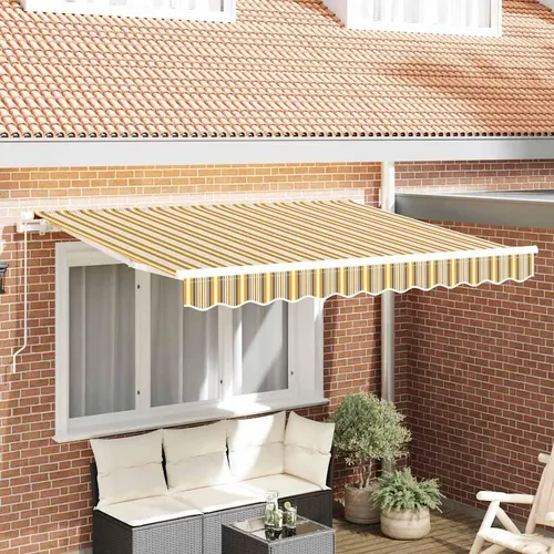 vidaXL Markisen-Ersatzstoff Mehrfarbig 250 x 200 cm von vidaXL