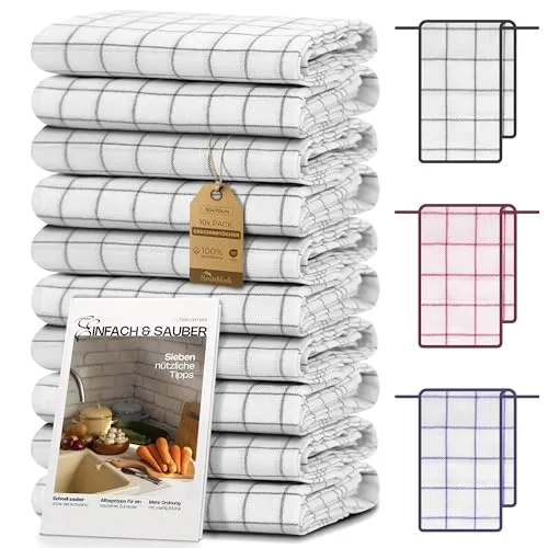 Geschirrtücher Grau von NatureMark